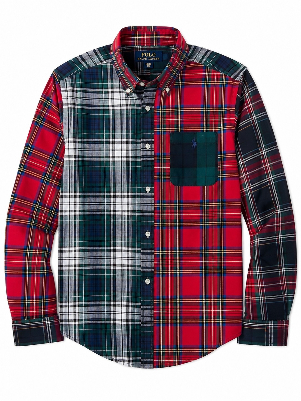 Polo Ralph Lauren Boys’ Plaid Shirt – Size 14/16 (Large)